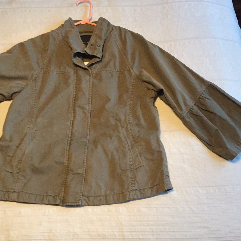 Banana Republic Green Military/Denim style Jacket
